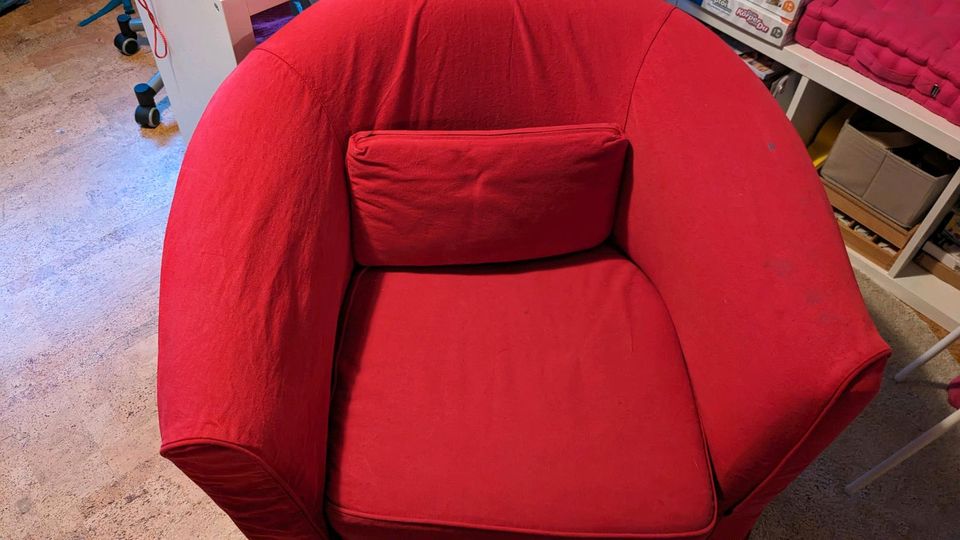 IKEA Tullsta Sessel rot in Kronach