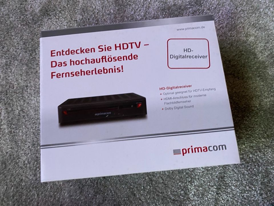 Pirmacom hd digitalreceiver schwarz in Wolfsburg