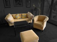 Sofa, Sessel, Fußsessel und Stehlampen zu verschenken Kreis Ostholstein - Scharbeutz Vorschau