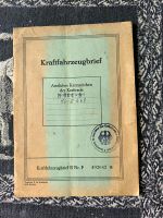 Alter Kfz Brief Kraftrad, Mielewerke 1950, K 21, 98ccm Bayern - Neustadt b.Coburg Vorschau