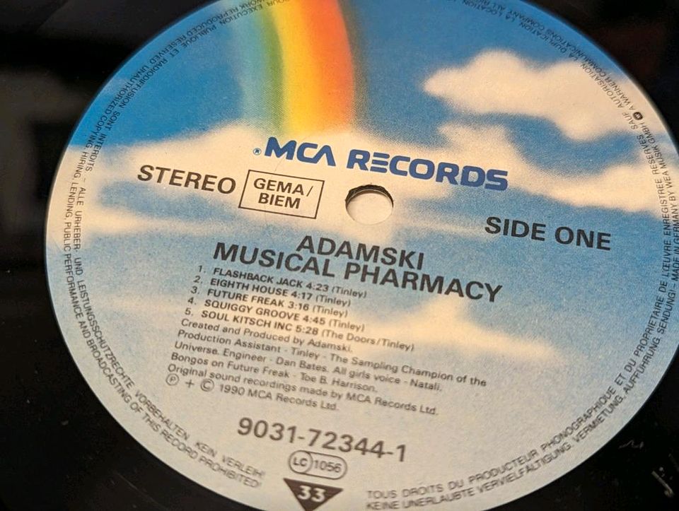 Vinyl LP Adamski - Dr Adamski's Musical Pharmacy in Haar