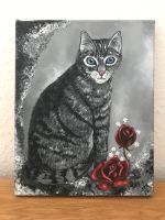 Acrylbild Katze Original Hessen - Rosbach (v d Höhe) Vorschau