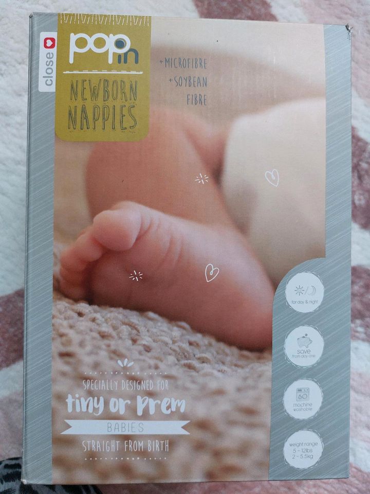 Pop In Newborn Nappies Stoffwindeln in Sinsheim