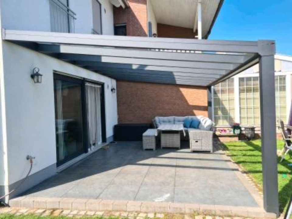 Alu- Terrassenüberdachung 6x4 m mit Glas Aktion in Oberlahr