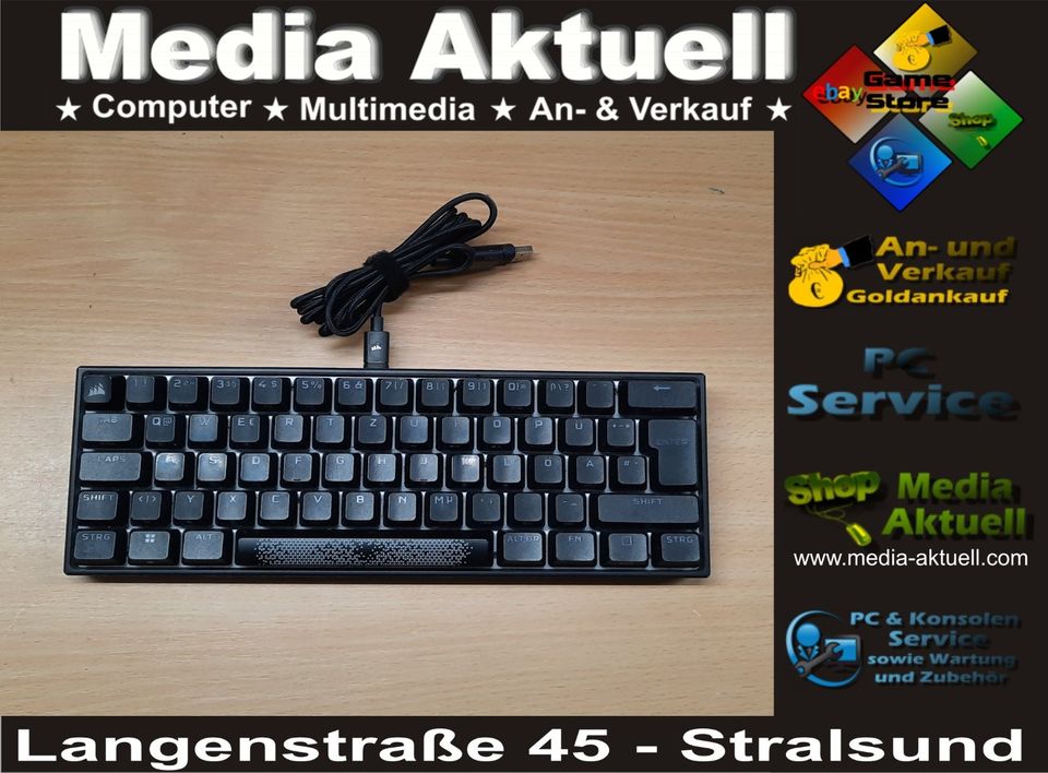 #204 ★ Corsair ★ K65 RGB MINI 60% ★ Mechanische Tastatur ★ TOP ★ in Stralsund