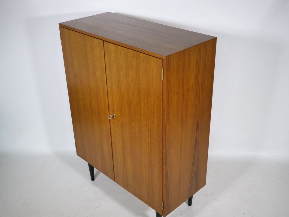 Teak Vintage Schrank 60er Jahre Kommode Highboard Sideboard skand in Mainz