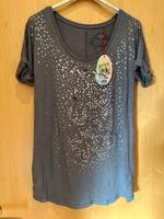 EDC by Esprit Shirt Longshirt Grau Pailletten S Neu mit Etikett Nordrhein-Westfalen - Minden Vorschau