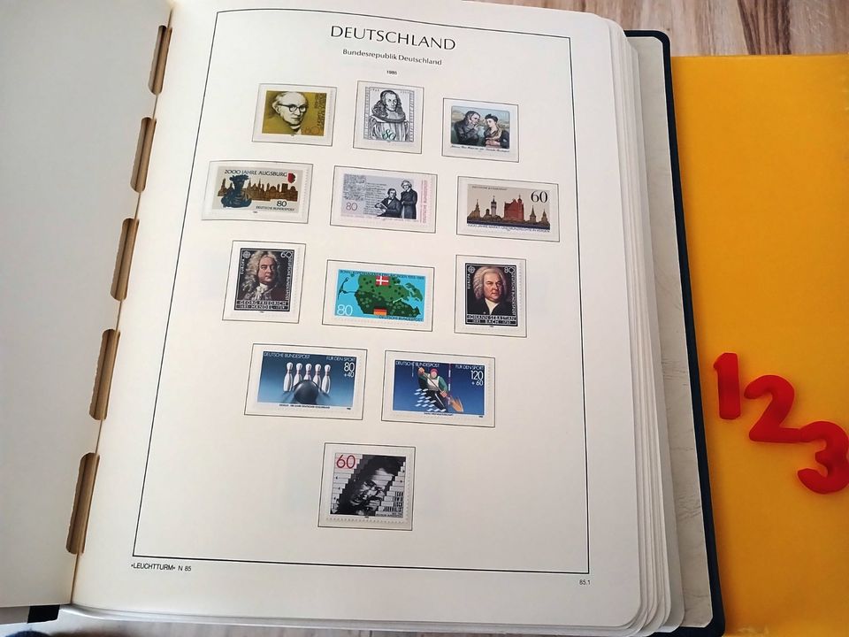 Bund Briefmarken Sammlung 1985 - 1997 Leuchtturm VD Album siehe F in Plaidt