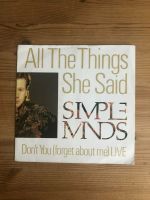 All the things she said - Single von Simple Minds Nordfriesland - Husum Vorschau