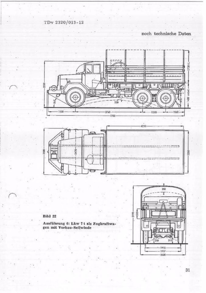 Handbuch Magirus KHD TDv für Jupiter 6x6 Lkw 7t Bundeswehr BRD in Wildau