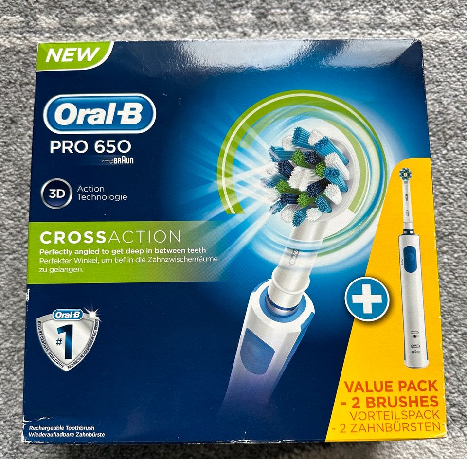 Elektrische Zahnbürsten Oral B Pro 650 in Ober-Ramstadt