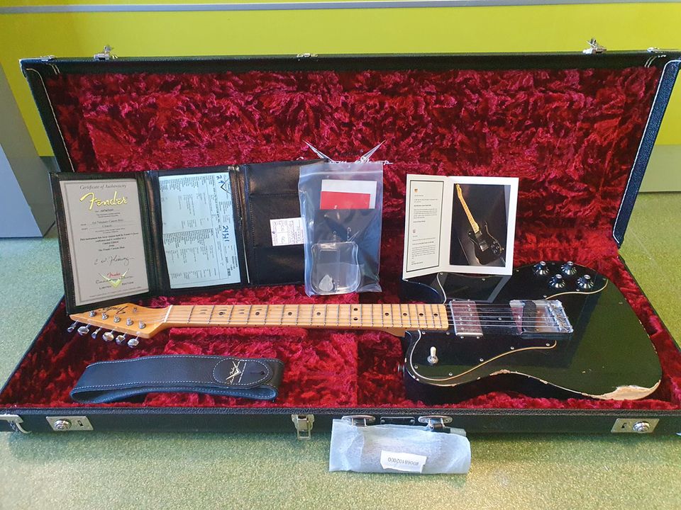 Fender Tele 72 Custom Shop Black MN relic , Limited Edition in Seelze