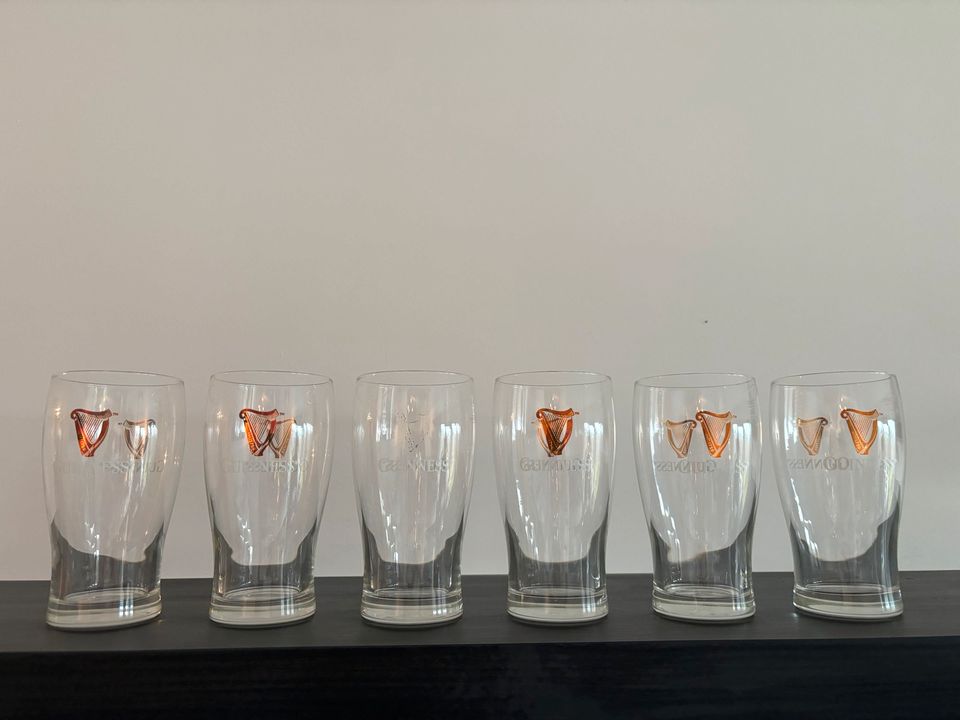 Guinness Gläser 6er Set in Salzkotten