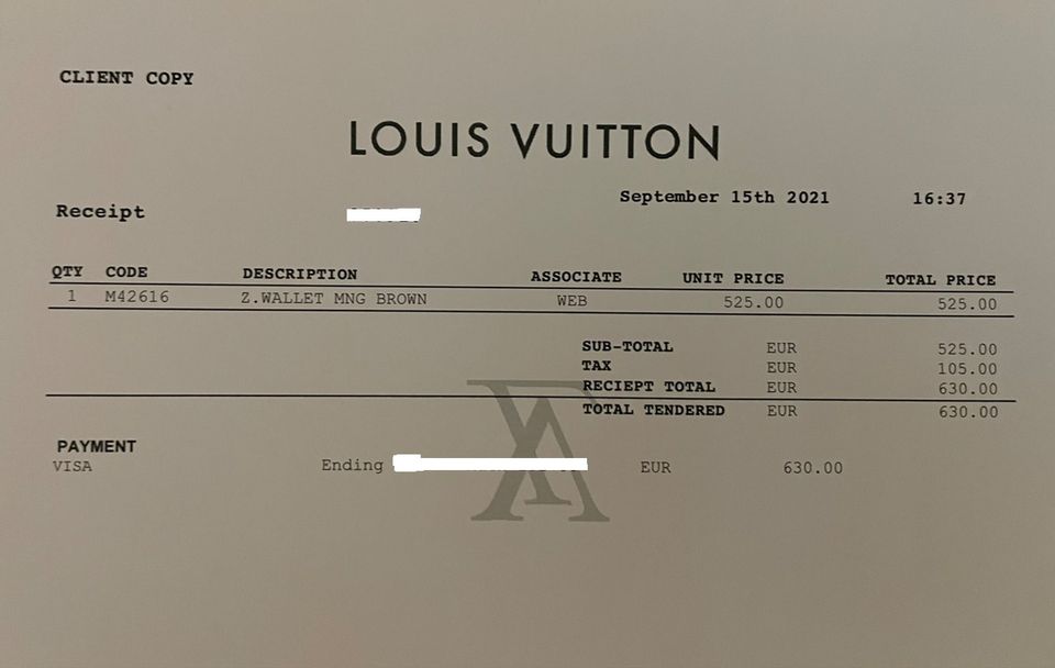 Zippy Geldbörse in Monogram Canvas Louis Vuitton Portmonee in Raunheim