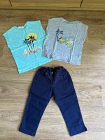 Mädchen Sommer Set 2xShirts + Caprihose Gr 140 Hessen - Fritzlar Vorschau