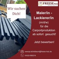 Maler*in / Lackierer*in (m/d/w) für die Carportproduktion Schleswig-Holstein - Wattenbek Vorschau