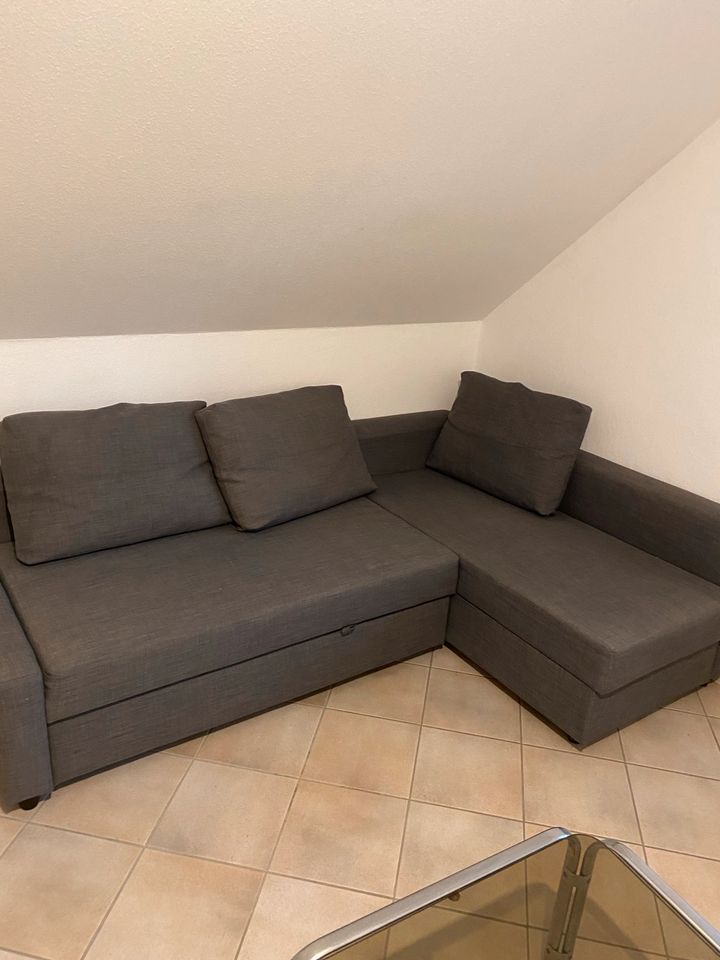 Sofa mit Schlaffunktion Grau VB in Ochtrup