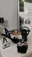 High Heels gr. 41 Schwarz mit Glitzer Schleife Mitte - Tiergarten Vorschau