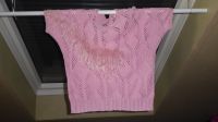 Damen Pullover rosa Kurzarm Handarbeit Strick Lochmuster Nordrhein-Westfalen - Bergheim Vorschau