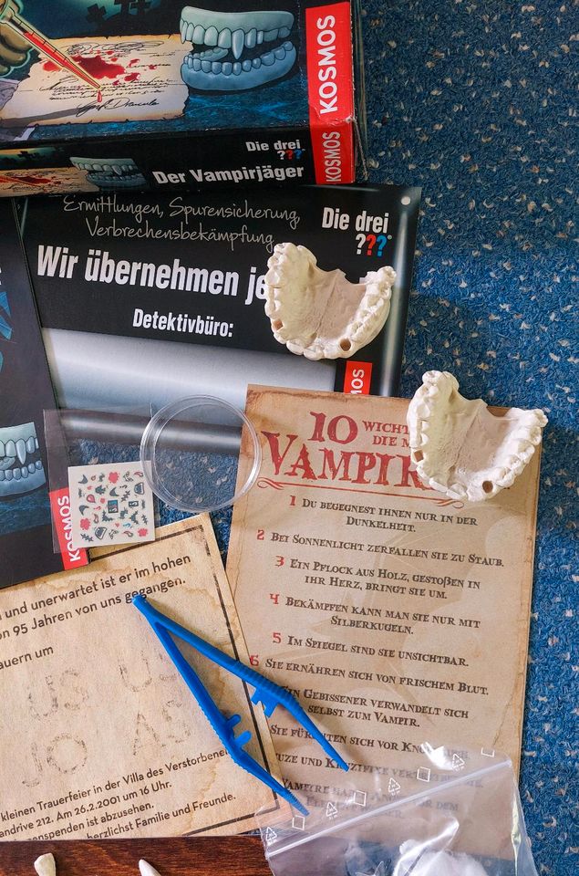 Die drei Fragezeichen Spiel - Der Vampirjäger in Glienicke/Nordbahn