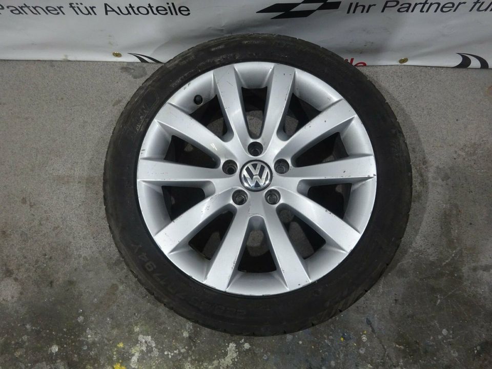 VW Scirocco Räder Reifen mit Alufelgen Sommerreifen 225 45ZR17 in Bruchsal