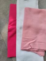 Stoff Bündchen Bündchenstoff Paket Pink, Weiß und Rosa Wuppertal - Ronsdorf Vorschau