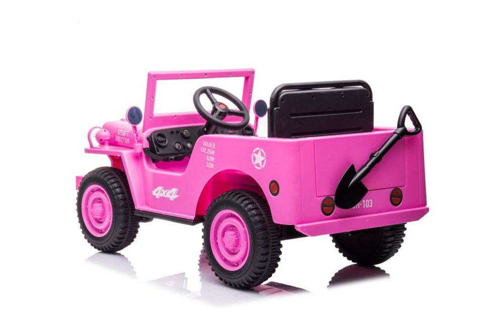 Kinderauto - Jeep Willys | 4x4 | EVA-Reifen | Ledersitz | Premium in Ilsede