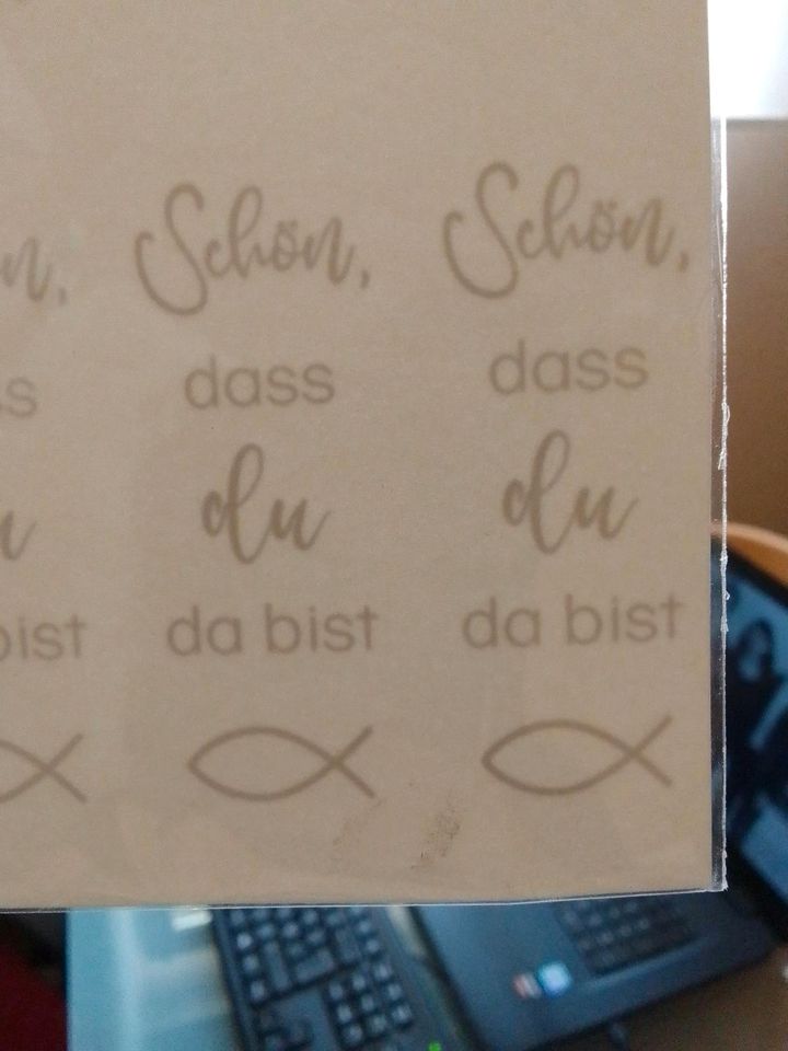 Kerzentattoo Schön dass du da bist in Otting