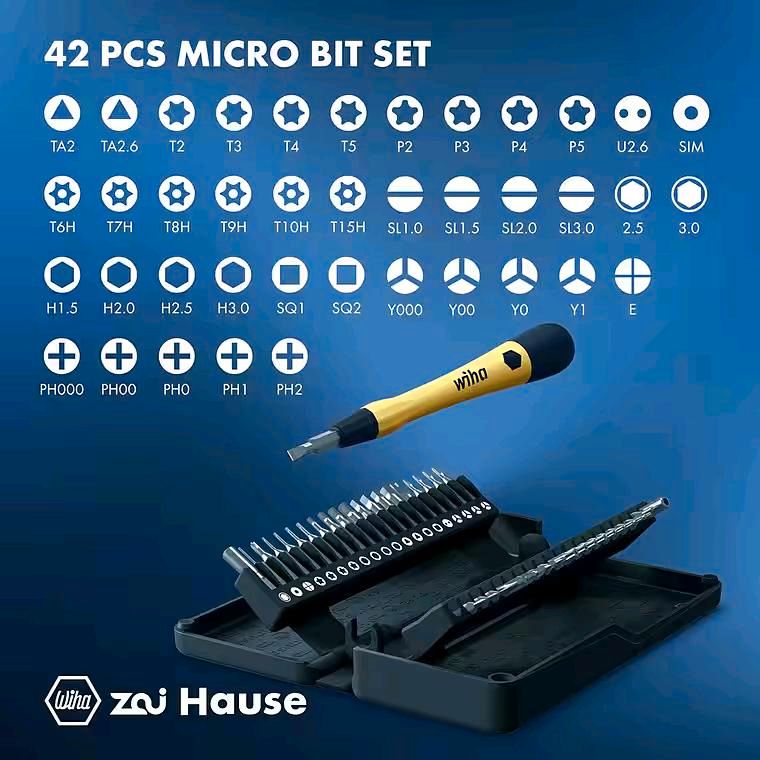 Wiha Werkzeugset zai Hause Micro-Bit Set (44624), 42-tlg. - NEU! in Vettelschoß