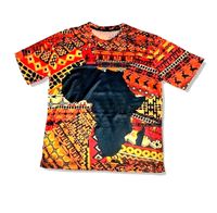 Herren Damen Afrikanische T-Shirt Orange Hemd S M L XL 2XL 3XL Baden-Württemberg - Villingen-Schwenningen Vorschau