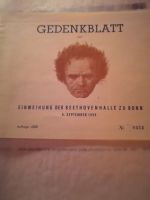 Gedenkblatt BLOCK 2 Beethoven Baden-Württemberg - Gingen an der Fils Vorschau