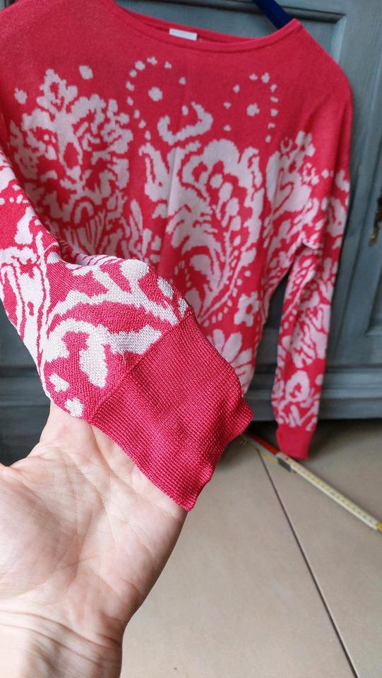 Leichte Pullover von Madeleine pink weiß Gr 40 42 dehnbar in Bochum