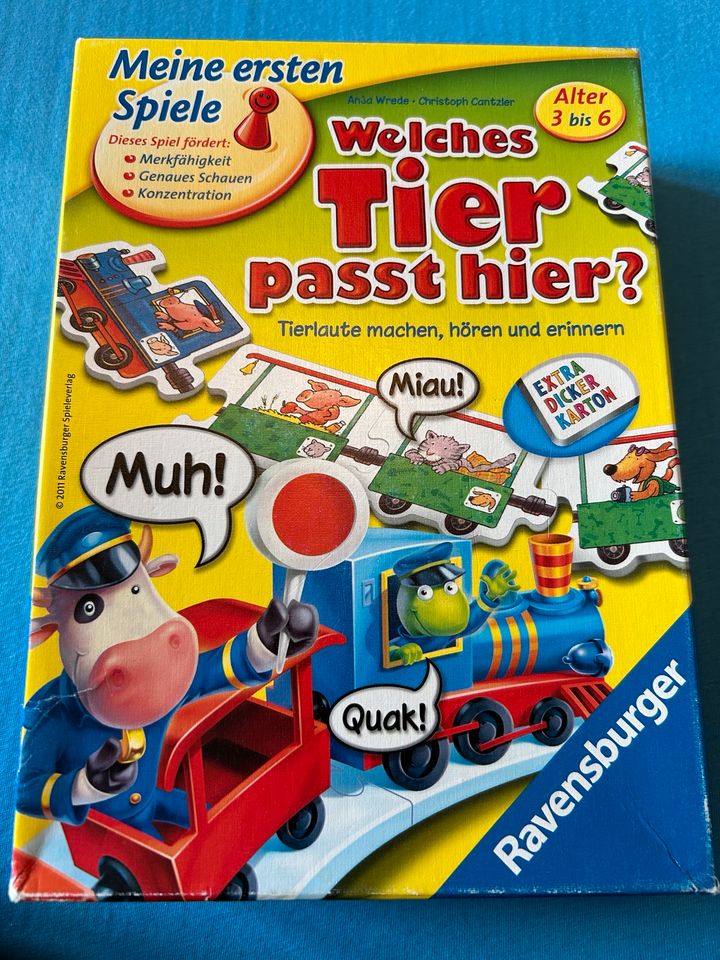 Spiel „welches Tier passt hier“ vollständig in Bönningstedt