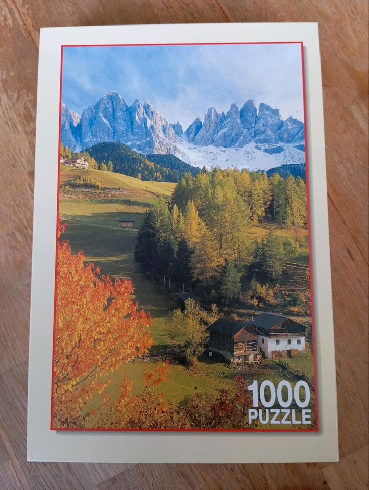 Puzzle 1000 Teile Geislerspitzen/ Südtirol in Scheibenberg