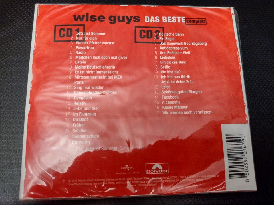 Wise Guys Neue Doppel CD "Das Beste" in Vaihingen an der Enz