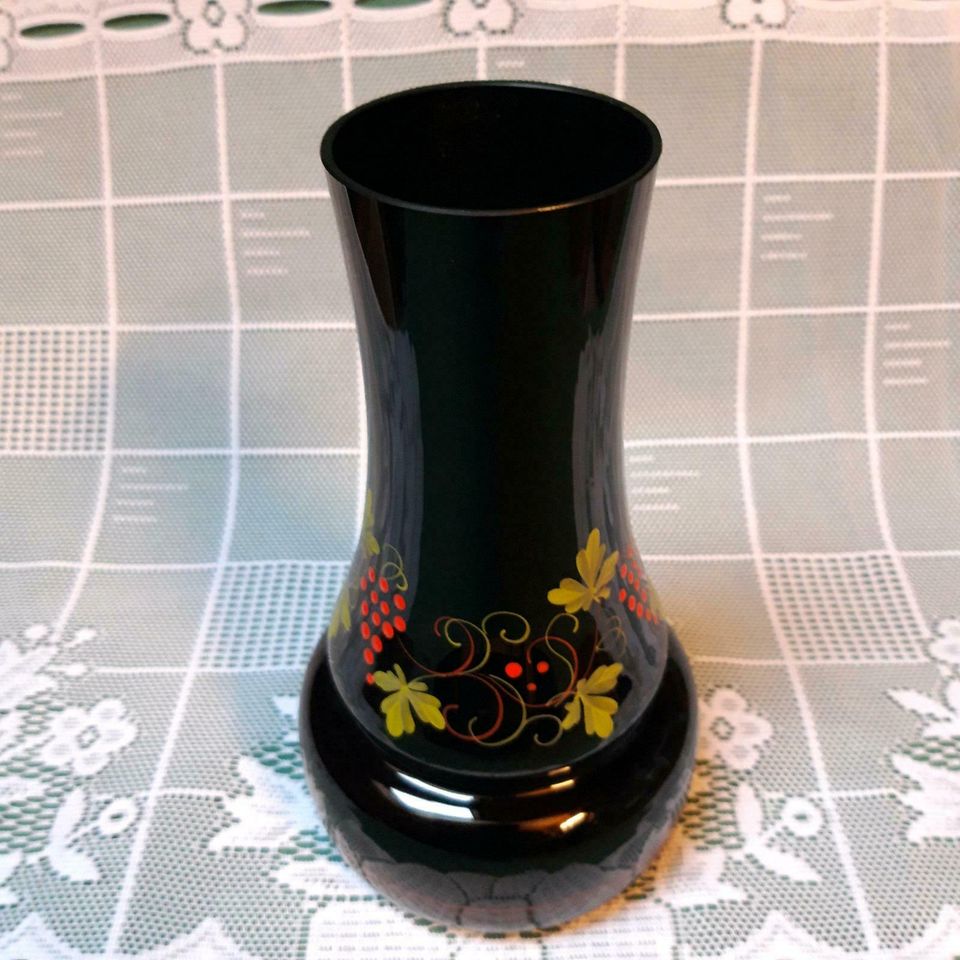 Alte Glas Vase. Wahrscheinlich Handbemalt! in Hückeswagen