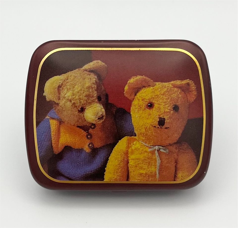 Vintage Blechdose Teddybären Pillendose Retro Box Schatulle RAR in Schwerin