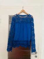 Bluse Spitze Royalblau Ibiza Boho Hippie L Düsseldorf - Hafen Vorschau