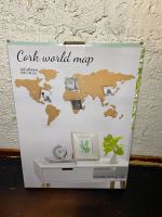 Cork World Map, Kork Wandkarte Baden-Württemberg - Freiburg im Breisgau Vorschau