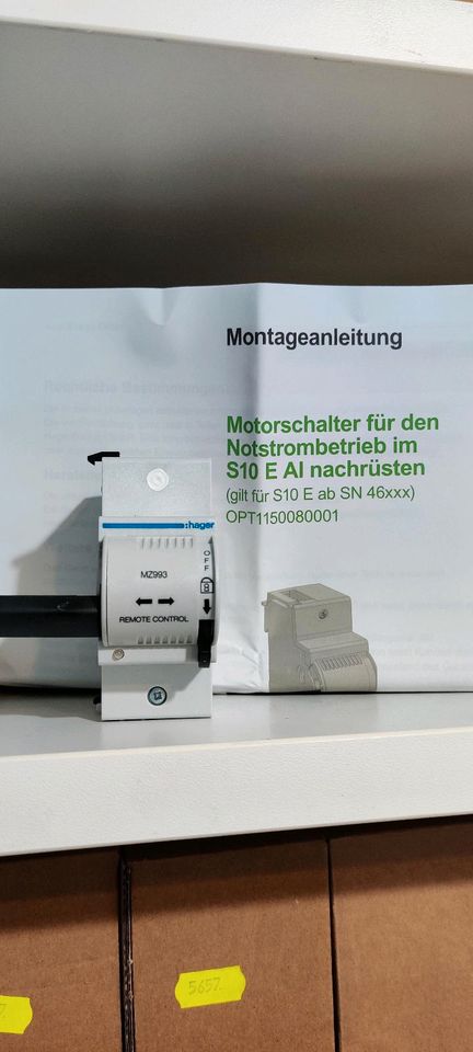 E3/DC Notstrom-Motorschalter S10 E AI Hager MZ993 Neu in OVP in Freising