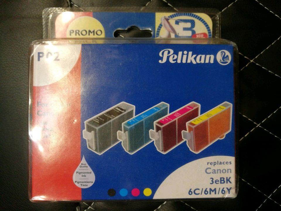 Pelikan Tintenpatronen Ink Cartridge P02 3eBK für CANON Pixma in Kempten