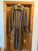 Brauner Ledermantel/Trenchcoat mit zartem Lammfell Saarland - Beckingen Vorschau