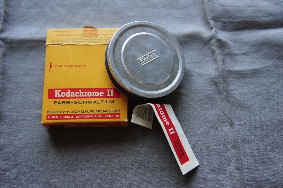 Kodak Kodakchrome II Farb Schmalfilm 16 mm 30 m OVP Tageslicht in Ravensburg