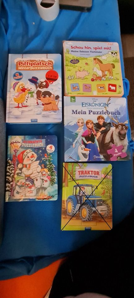 Puzzlebuch Pittiplatsch Eiskönigin Weihnachten Tierkinder in Roßwein