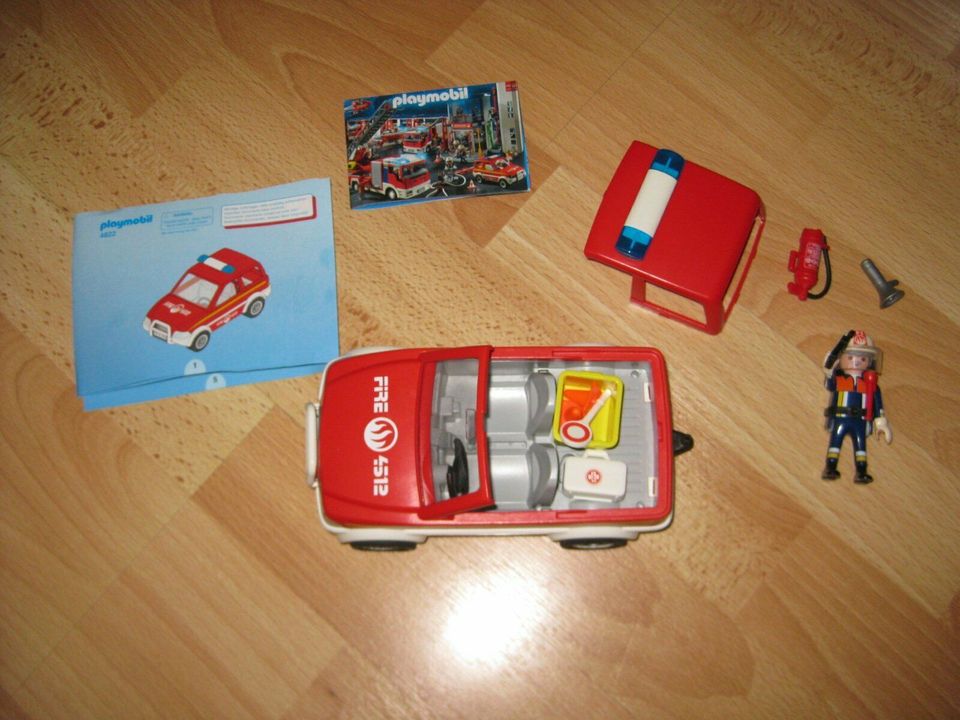 Playmobil 4822 Feuerwehr Auto Kommandowagen in Wahnwegen