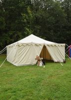 Ritterzelt Herold, 6 x 6 m, 425 gsm, naturfarben Niedersachsen - Osterholz-Scharmbeck Vorschau