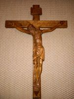 Kruzefix Holzkreuz mit Jesusfigur aus Naturholz handgeschnitzt Bayern - Pfreimd Vorschau