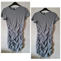H&M Divided geripptes Kleid Gr S 36 M 38 grau hellgrau Baden-Württemberg - Oberkirch Vorschau
