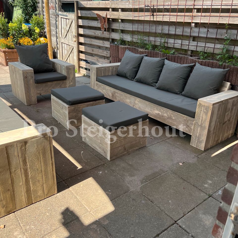 Bauholz Lounge-set Loungesofa Gartenbank Gartenmöbel gartenset in Bielefeld