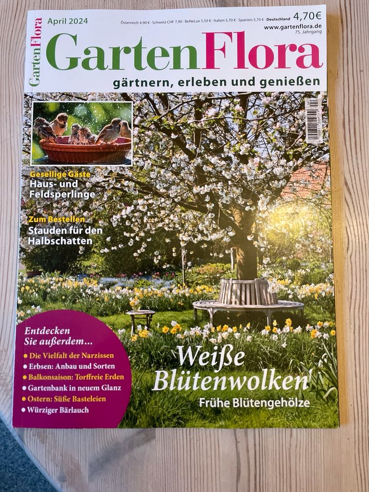 GartenFlora Zeitschrift April 2024 in Altdorf